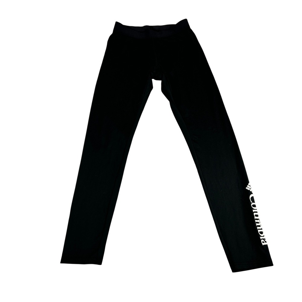 Columbia Omni-Wick Black Athletic Leggings Womens Small Baselayer Pants